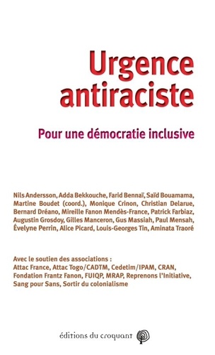 Martine Boudet - Urgence antiraciste - Pour une démocratie inclusive.