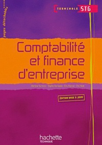 Martine Burnens et Sophie Da Costa - Comptabilité et finance d'entreprise Tle STG.