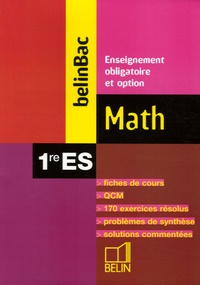 Martine Gauthier - Math 1e ES - Enseignement obligatoire et option.