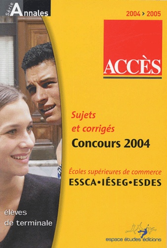Martine Gricourt - Accès - Annales du concours 2004.
