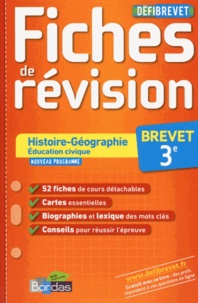 Martine Lassus et Cécile Terrien - Histoire-géographie éducation civique Brevet 3e.