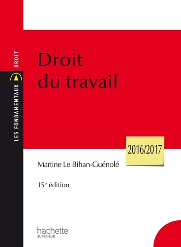Droit du travail  Edition 2016-2017