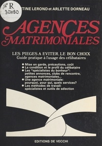Martine Lerond et Arlette Dorneau - Agences matrimoniales.