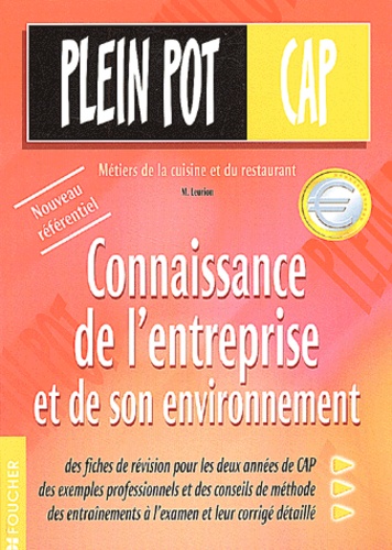 Martine Leurion - Connaissance De L'Entreprise Et De Son Environnement Cap Cuisine/Restaurant.