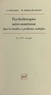 Martine Moralès-Huet et Serge Stoléru - Psychothérapies mère-nourrisson dans les familles à problèmes multiples.