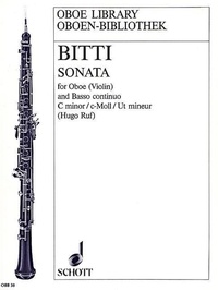 Martino Bitti - Sonata in C minor - oboe (violin) and basso continuo..