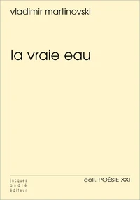 La vraie eau