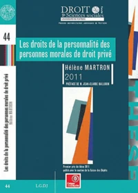 Les droits de la personnalité des personnes morales de droit privé