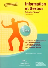 Information et Gestion Spécialité Gestion 1e STG