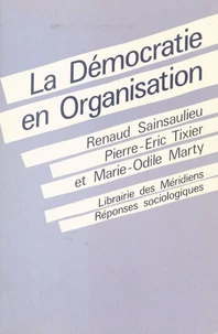 La Democratie En Organisation. Vers Des Fonctionnements Collectis Du Travail