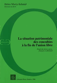 La situation patrimoniale des concubins à la fin de l'union libre