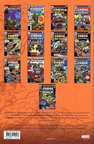 Marvel Two-in-One : L'intégrale  La Chose et Spider-man. 1978
