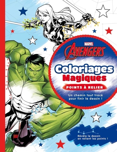 Avengers. Coloriages magiques - points à relier