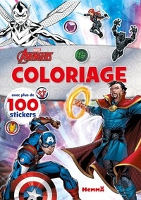  Marvel - Coloriage Marvel Avengers - Avec plus de 100 stickers.