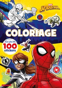  Marvel - Coloriage Spider-Man - Avec plus de 100 stickers.