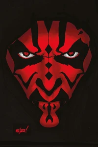 Dark Maul : Black White & Red