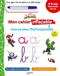  Marvel - J'écris les minuscules Spidey et ses amis extraordinaires - Maternelle MS-GS - Avec 1 feutre effaçable.