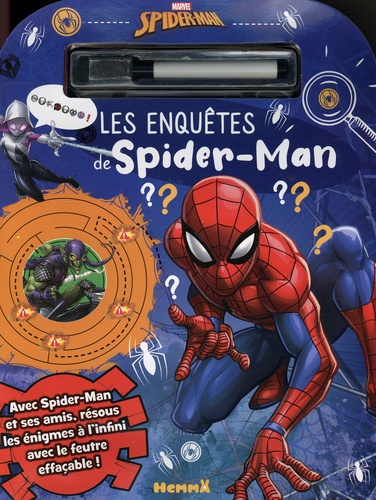 Les enquêtes de Spider-Man - Avec un feutre... de Marvel - Album - Livre -  Decitre