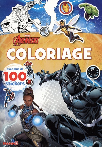 Marvel Avengers (Black Panther). Avec plus de 100 stickers