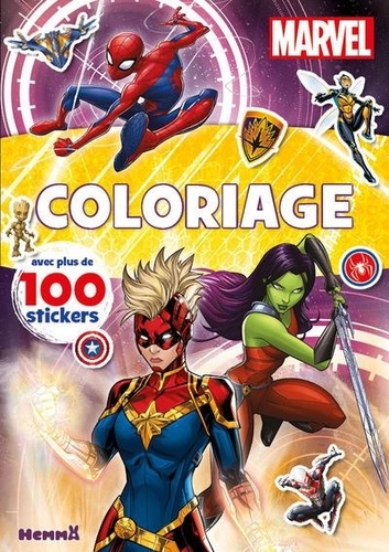 Marvel Captain Marvel et Gamora. Avec plus de 100 stickers