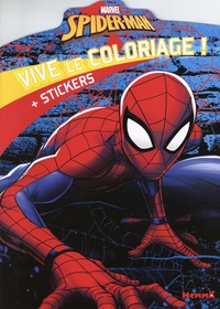 Epub books téléchargement gratuit Marvel Spider-Man vive le coloriage ! + stickers 9782508045059 in French par Marvel