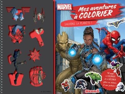  Marvel - Mes aventures à colorier Sauvons la planète !.