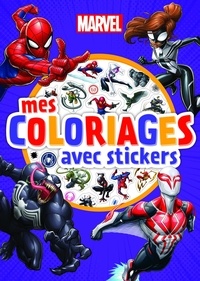 Marvel - Mes coloriages avec stickers Spider-Man.