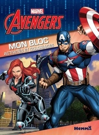  Marvel - Mon bloc activités et coloriages Marvel Avengers (Black Widow et Captain America).