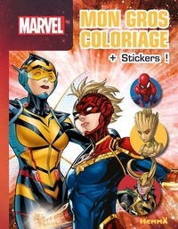  Marvel - Mon gros coloriage Marvel - Avec des stickers.