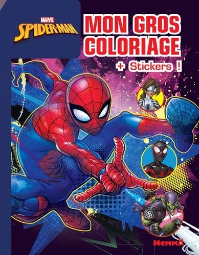 Livre De Coloriage Spiderman 2700000326 - Toute l'offre loisirs créatif BUT