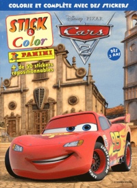  Marvel Panini France - Cars 2 - 50 stickers repositionnables, Dès 3 Ans.