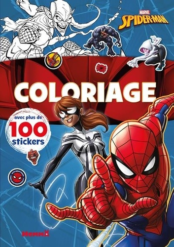 Spider-Man et Spider-Girl. Avec plus de 100 stickers