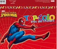  Marvel - Spider-Man - Top colo avec des stickers.