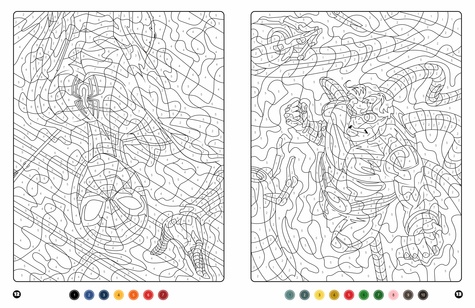 Spider-Man. Coloriages magiques - Mystères