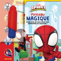  Marvel - Spidey and his amazing friends - Peins avec de l'eau pour voir apparaître des couleurs ! Avec 1 pinceau.