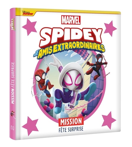 Masque Enfant Marvel Spidey Et Ses Amis - Taille Unique, Mousse Et Jersey, Attache Élastique, Cadeau Fête
