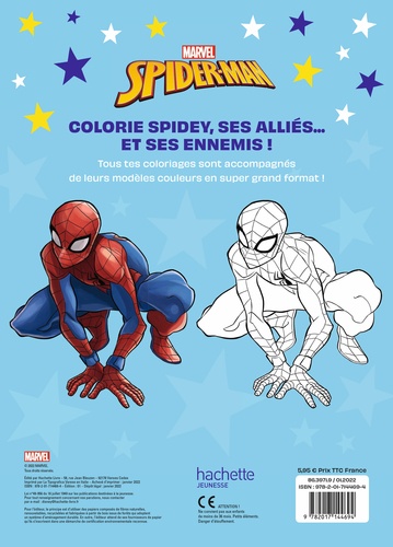 Super Colos Spider-man. Avec les modèles en couleurs !