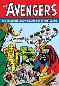  Marvel - The Avengers - 100 collectible comic book cover postcards.