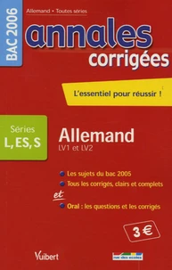 Allemand Bac L, S, ES (LV1 et LV2)
