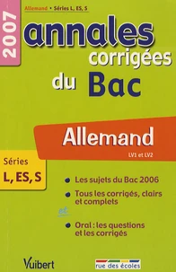 Allemand LV1-LV2 Séries L-ES-S