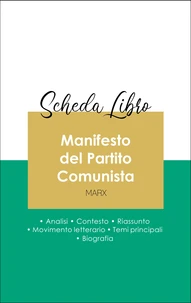 Scheda libro Manifesto del Partito Comunista (analisi letteraria di riferimento e riassunto completo)