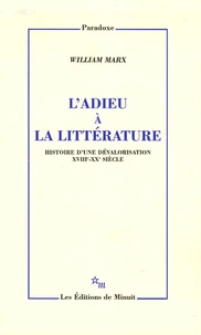 L'adieu à la littérature