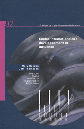 Mary Hayden et Jeff Thompson - Ecoles internationales : développement et influence.