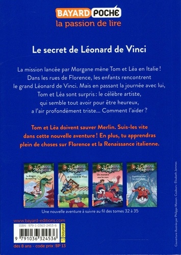 La cabane magique Tome 33 Le secret de Léonard de Vinci