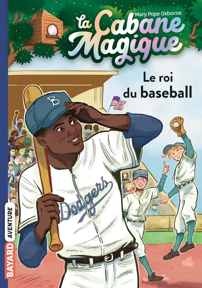Couverture de La cabane magique n° 51 Le roi du baseball