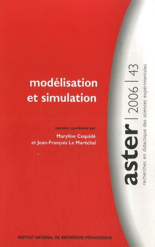 Maryline Coquidé et Jean-François Le Maréchal - Modélisation et simulation.