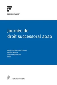 Journée de droit successoral 2020