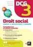 Maryse Ravat et Isabelle Chédaneau - DCG 3 - Droit social - Manuel et applications - Millésime 2023-2024.