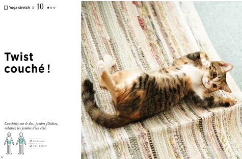 Le yoga du chat. 31 poses de yoga inspirées par les chats