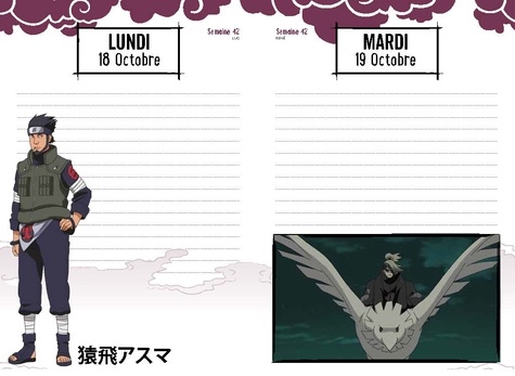 Agenda Naruto Shippuden de Masashi Kishimoto - Grand Format - Livre -  Decitre